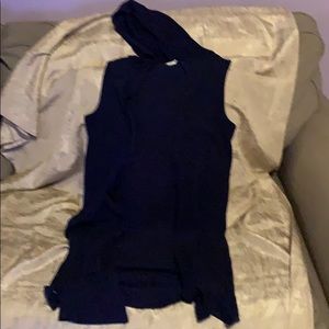 Navy blue hoodie cardigans